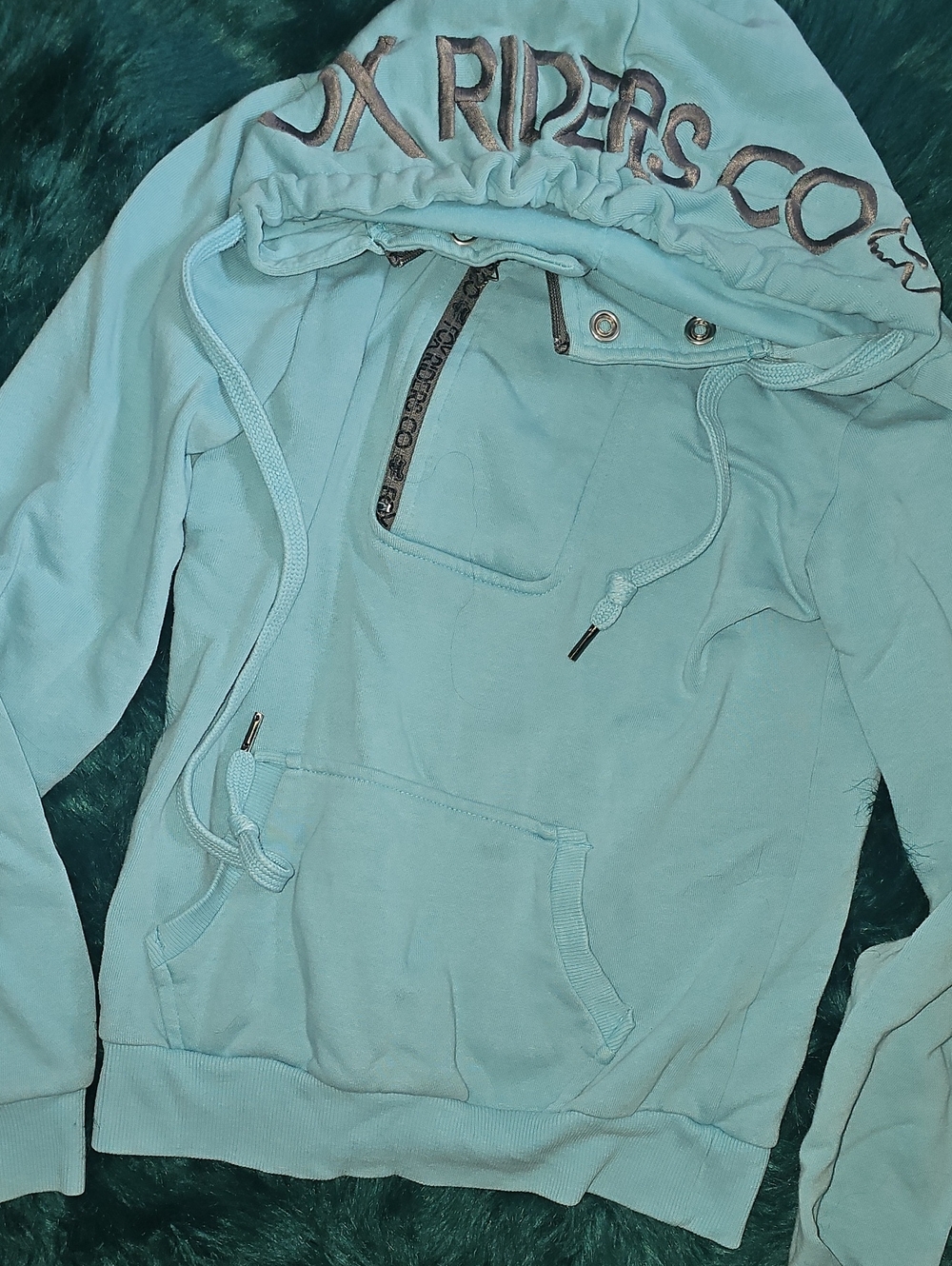 Womens fox riders half zip